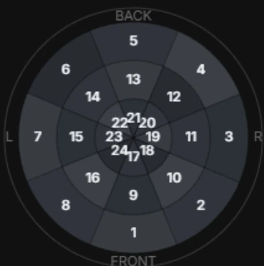 Concentric rings of clips